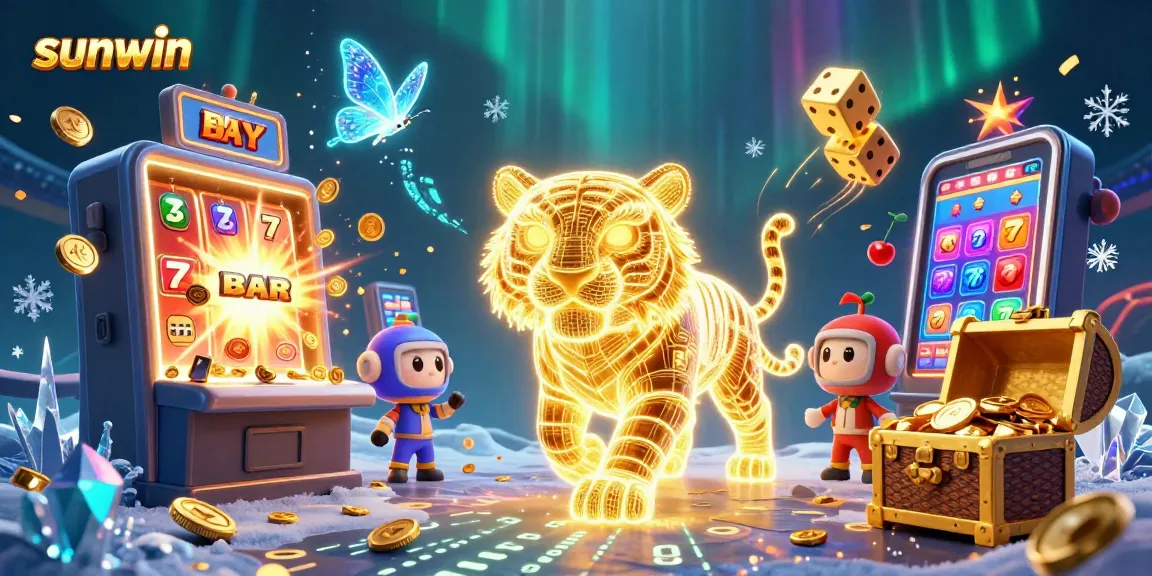 Experience the thrilling sunwin digital casino with a dazzling jackpot scene and dynamic characters.