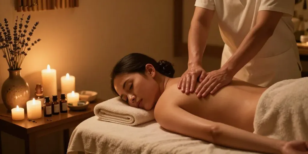 Experience a soothing Nuru massage in New York's luxury spas, promoting relaxation and rejuvenation.