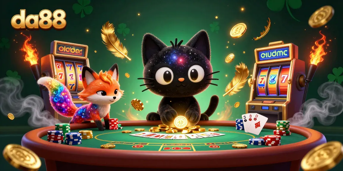 Engage in thrilling gameplay at da88 with cosmic characters and vibrant casino elements.