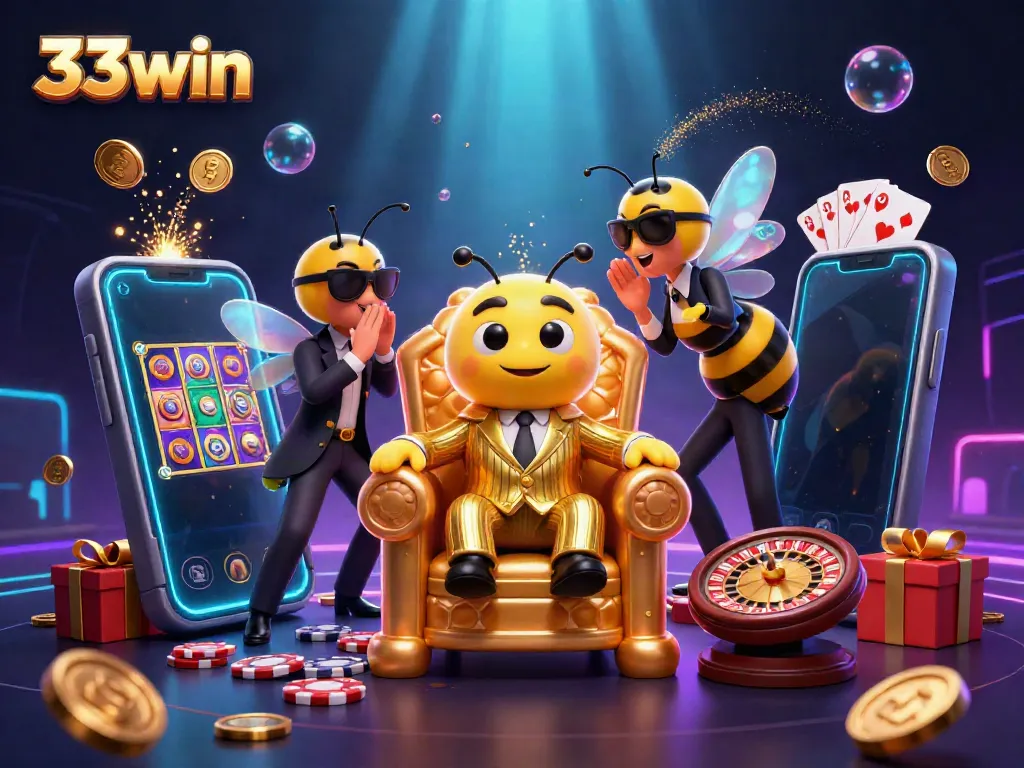 Experience thrilling gameplay with 33win as the bumblebee mob boss commands his casino empire.