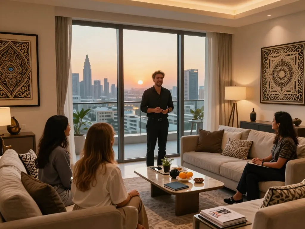 Experience professional airbnb management dubai with a warm welcoming host in a luxurious apartment