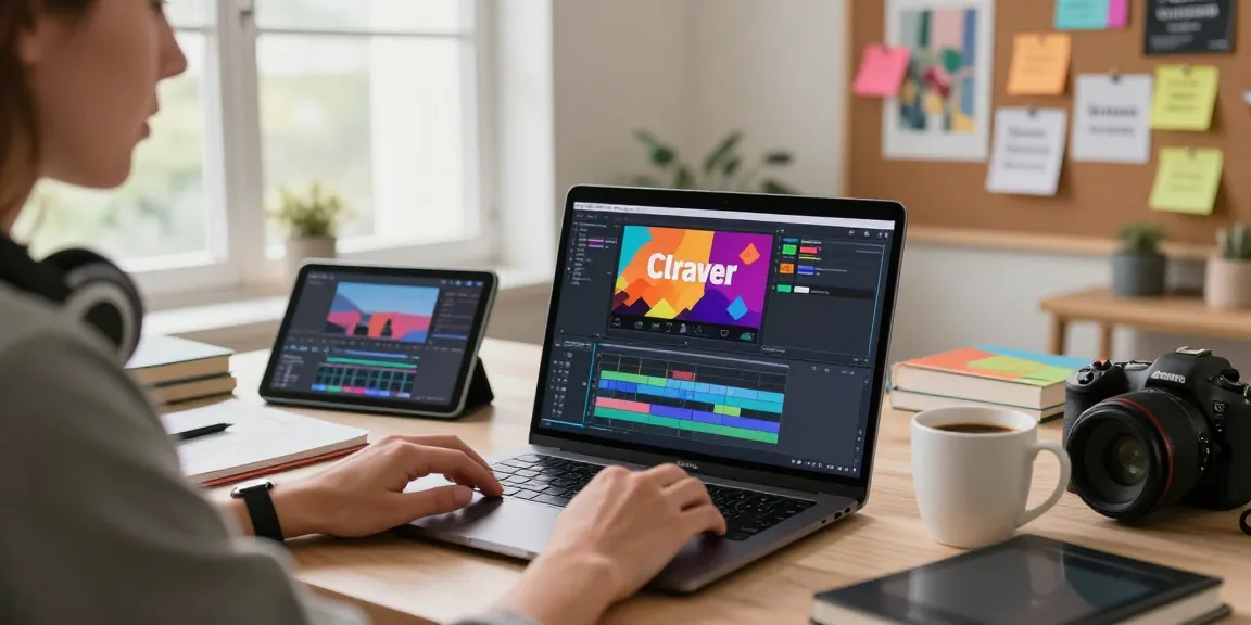 Easily write text on video in an engaging workspace with a creative video editor using innovative editing software.