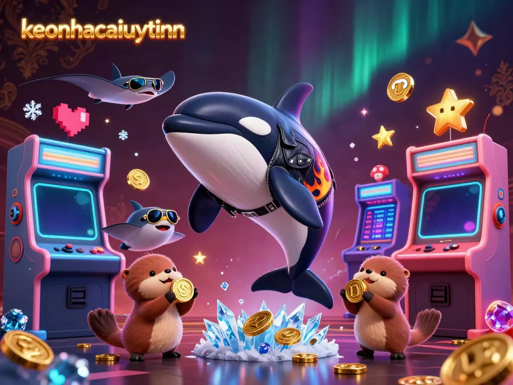 Experience thrilling sports betting with keonhacaiuytinn's lively cartoon scene, filled with fun characters.