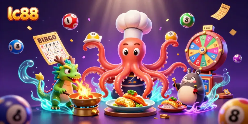 Experience winning strategies at lc88 with a vibrant casino-themed scene featuring engaging characters.