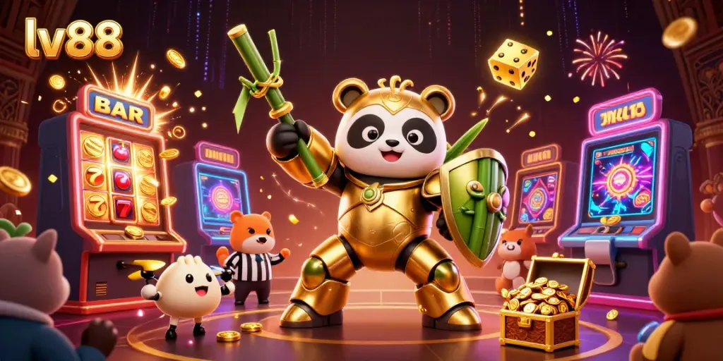 Experience thrilling gameplay at lv88 with a vibrant casino atmosphere, showcasing exciting games and action.