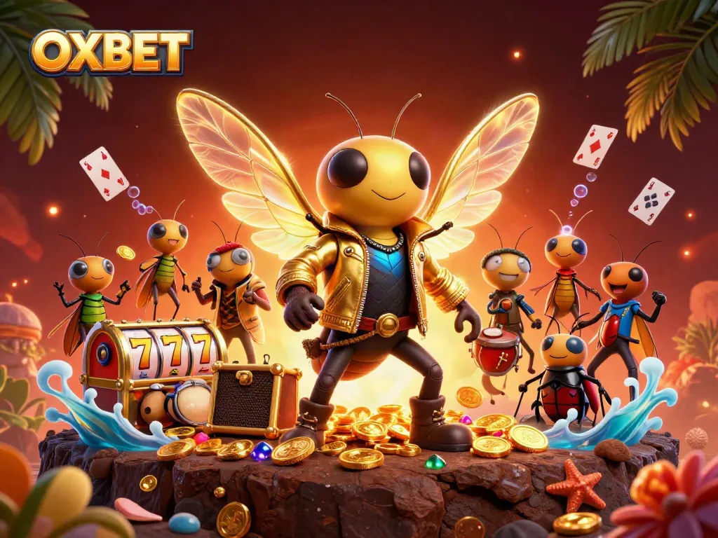 Experience OXBET's thrilling 3D casino world with vibrant characters and dynamic game elements!