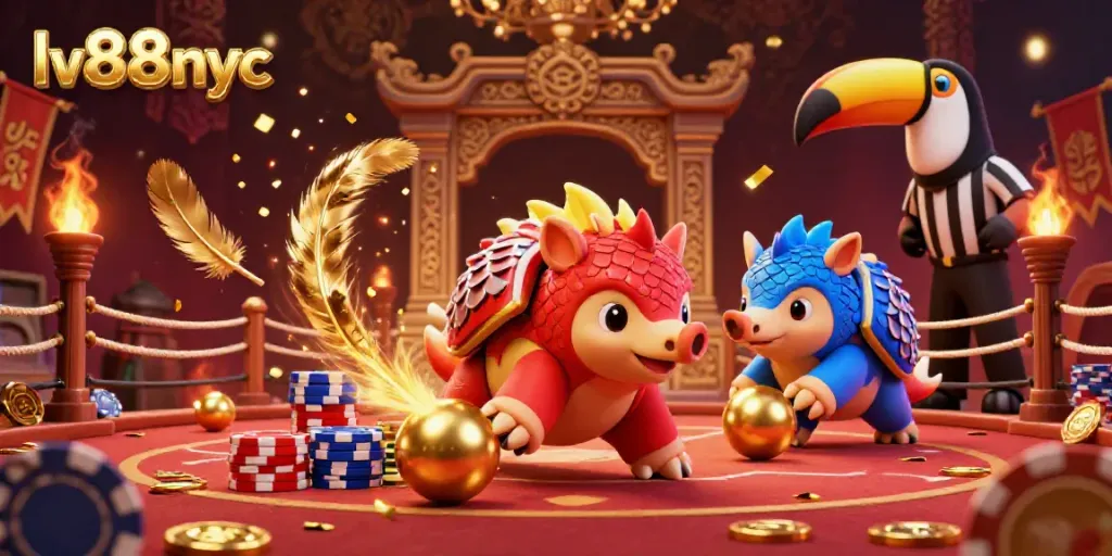 Experience thrilling gameplay at lv88nyc with vivid pangolin characters and dynamic casino elements.