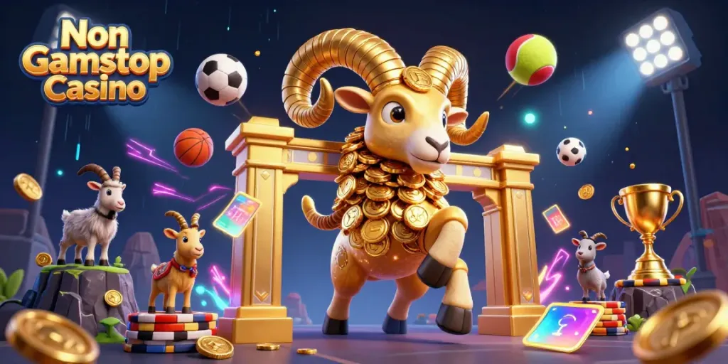 Experience the thrill of Non Gamstop Casino gaming with dynamic, vibrant visuals and exciting elements.