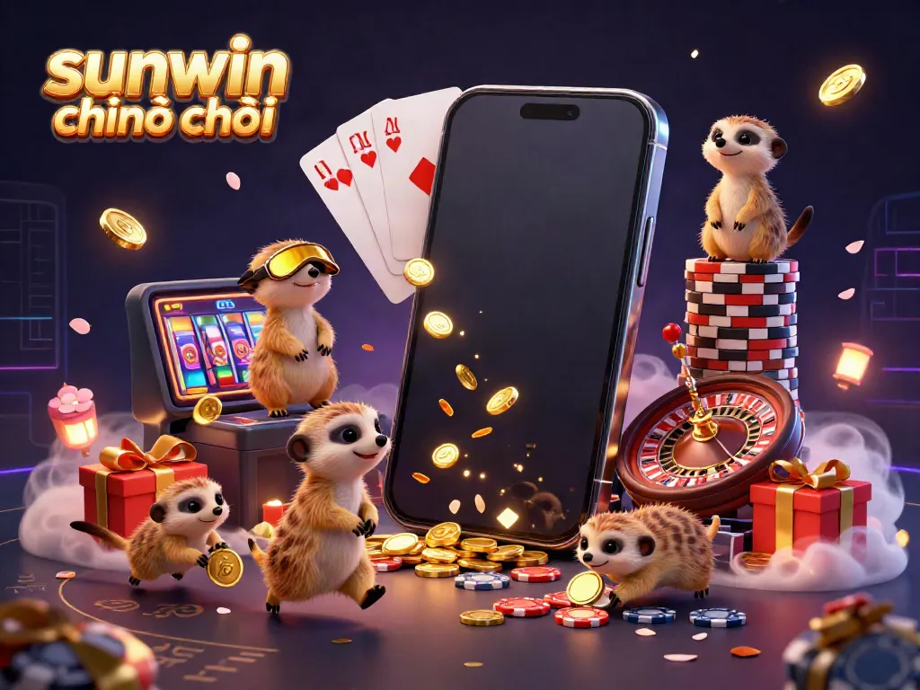 Experience the excitement of sunwin chính chủ with meerkats managing a casino filled with games and rewards.