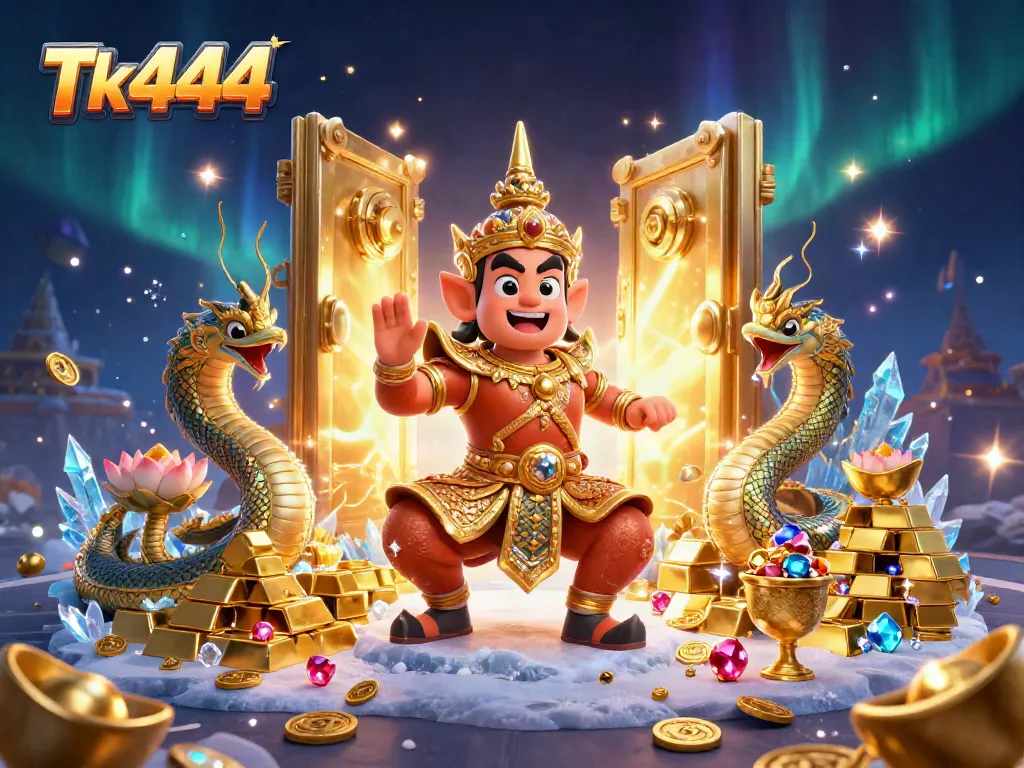 Players engaging in thrilling experiences at Tk444, highlighted by vibrant casino elements.
