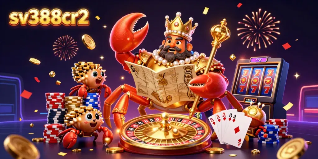 Experience thrilling gameplay with the sv388cr2 crab emperor in a luxurious online casino setting.