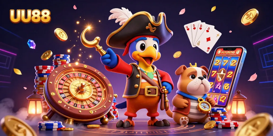 Experience thrilling gameplay at UU88 with dynamic characters and vivid casino elements.