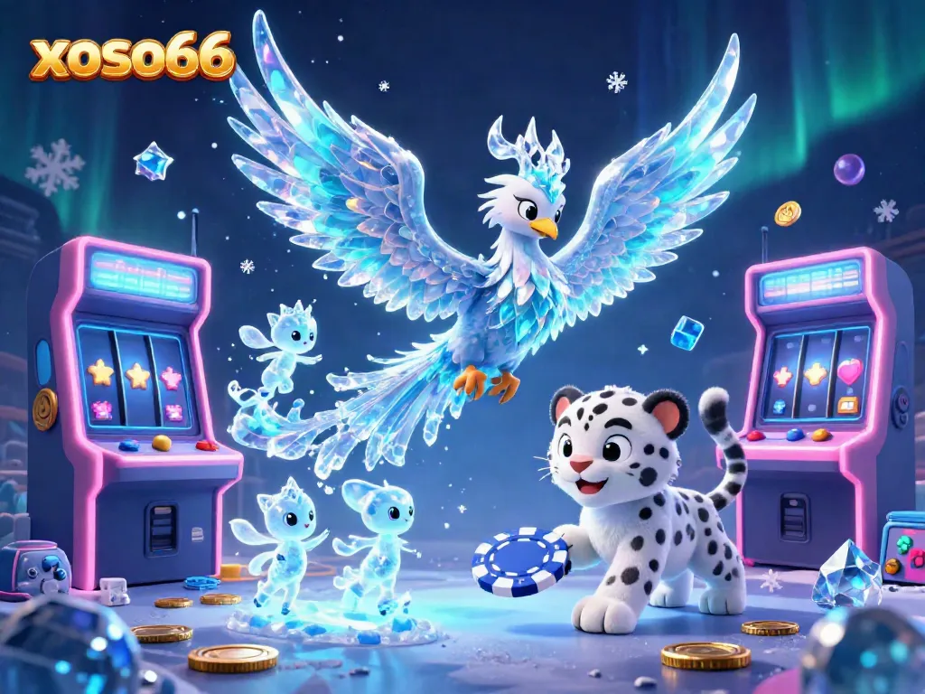 Engage with lively online casino games at xoso66, featuring vibrant characters and casino elements.