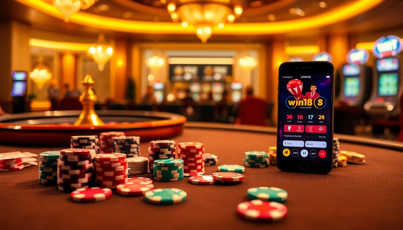 Win78 engaging players with dynamic poker gameplay elements and a luxurious casino setting.