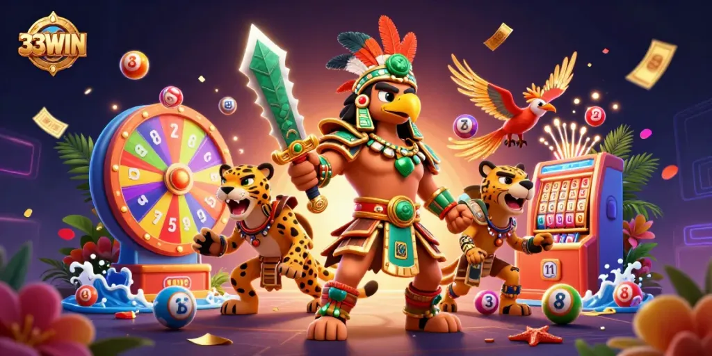 Engage with exhilarating gaming at 33WIN featuring vibrant lottery elements and dynamic action.