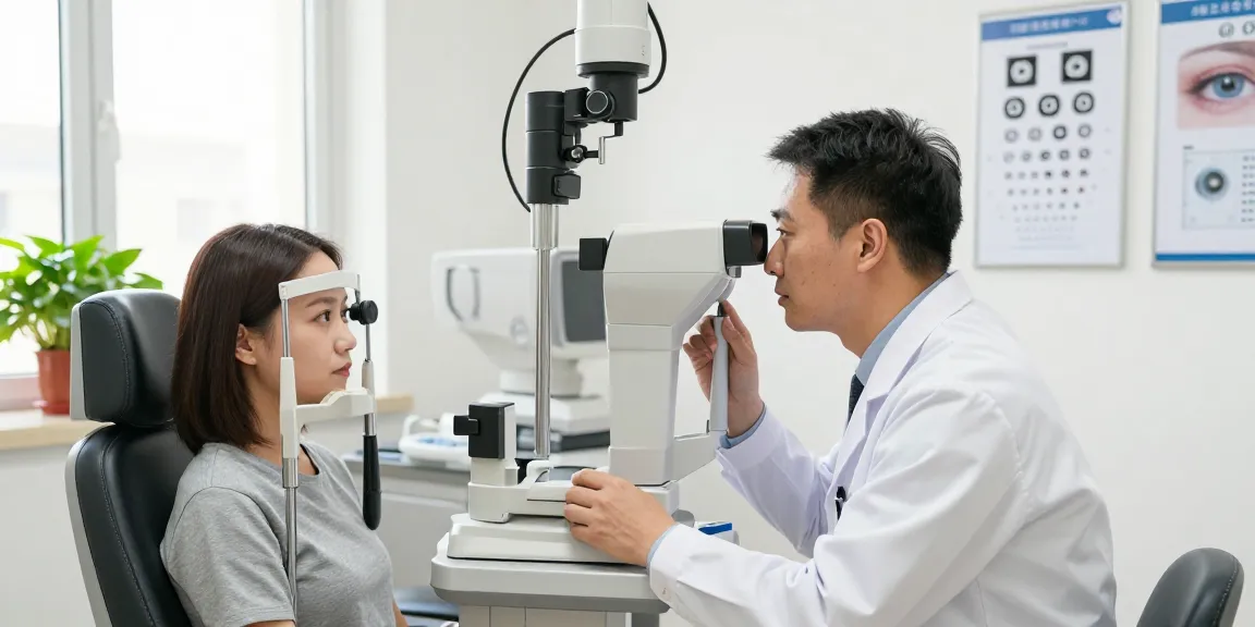 Comprehensive eye examination at SNU Eye Clinic focusing on Коррекция зрения with advanced equipment and patient-centered care.