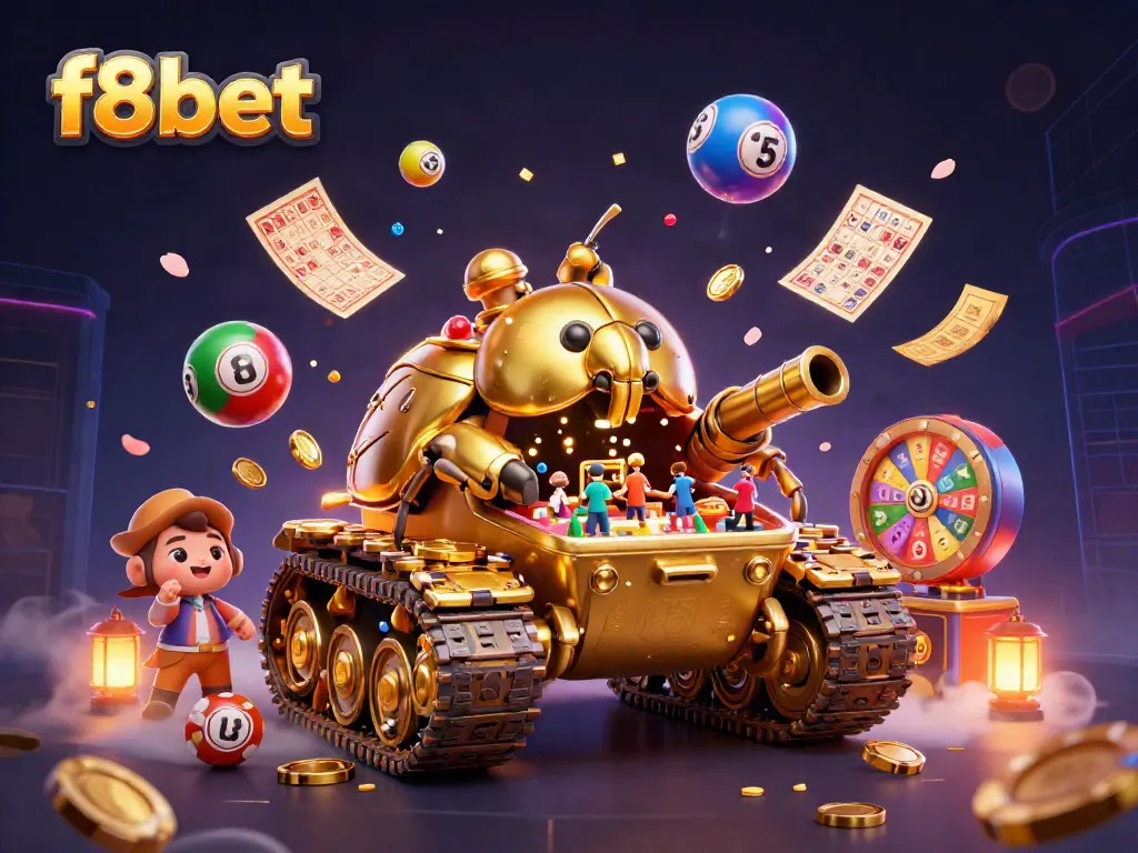 Engage with fun at f8bet's lively casino tank full of games, lotteries, and exciting prizes.