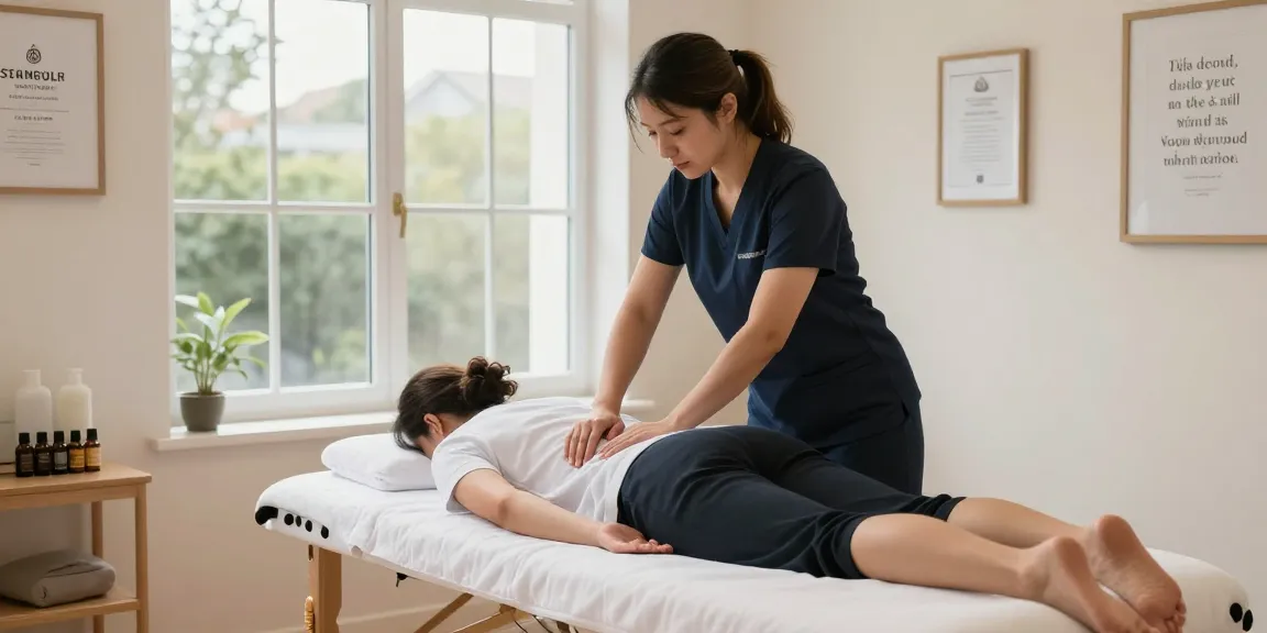 Sports massage St Albans therapy session showcasing professional treatment for athlete in serene environment.