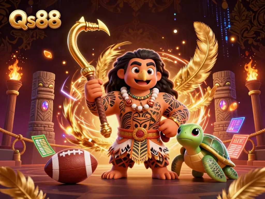 Participate in thrilling betting activities at Qs88 with vibrant graphics and captivating characters.
