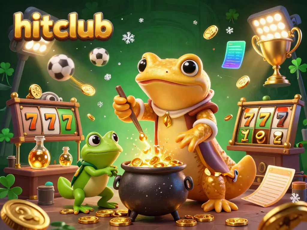 Experience hitclub with a magical 3D scene of a golden salamander alchemist, engaging in thrilling casino elements.