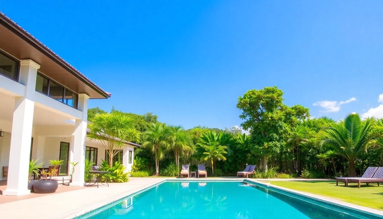 Enhancing Property management phuket for luxury villas with serene atmosphere and stunning pools.