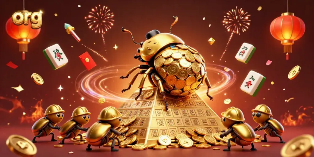 Engage with exciting gameplay at org featuring golden beetles and casino elements.