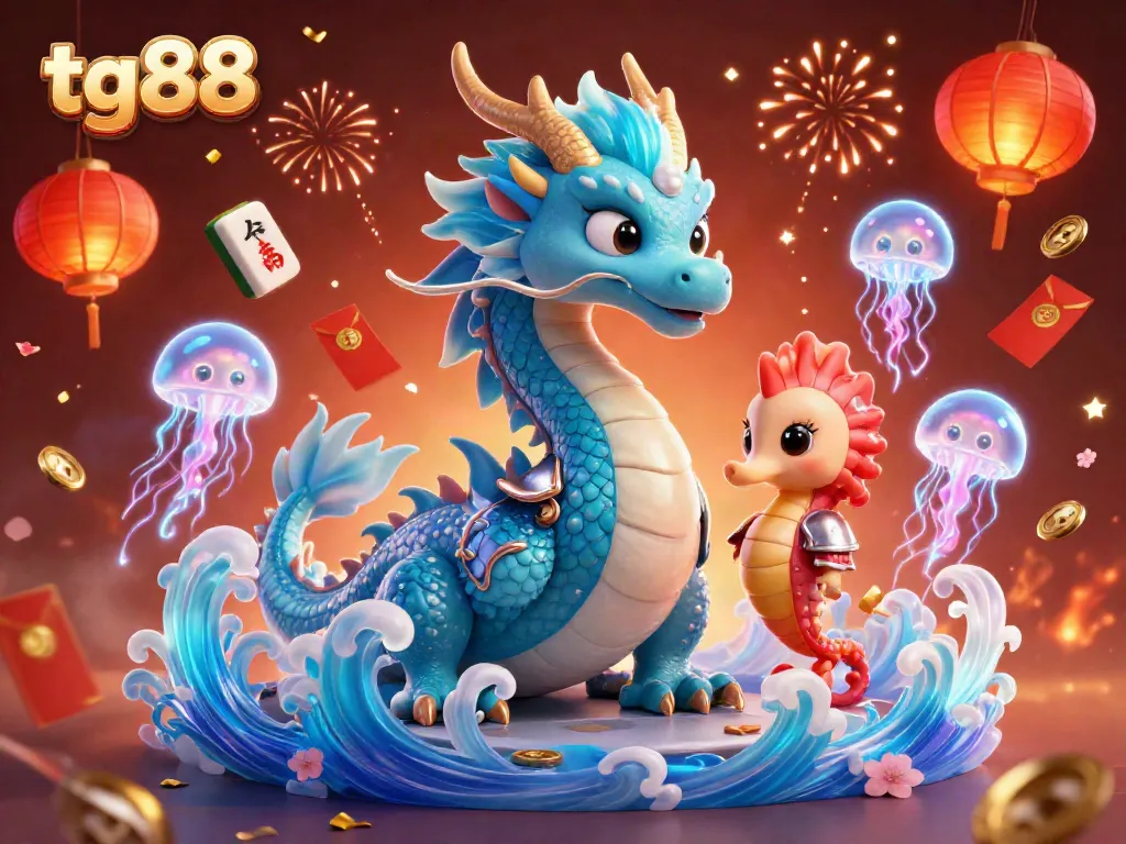 Experience thrilling gameplay at tg88 with a dynamic ocean-themed casino scene featuring vibrant characters and game elements.
