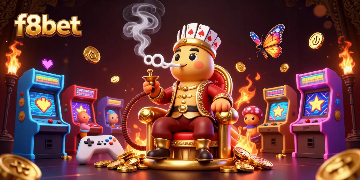 Engage with f8bet's vibrant casino experience featuring a whimsical caterpillar master.