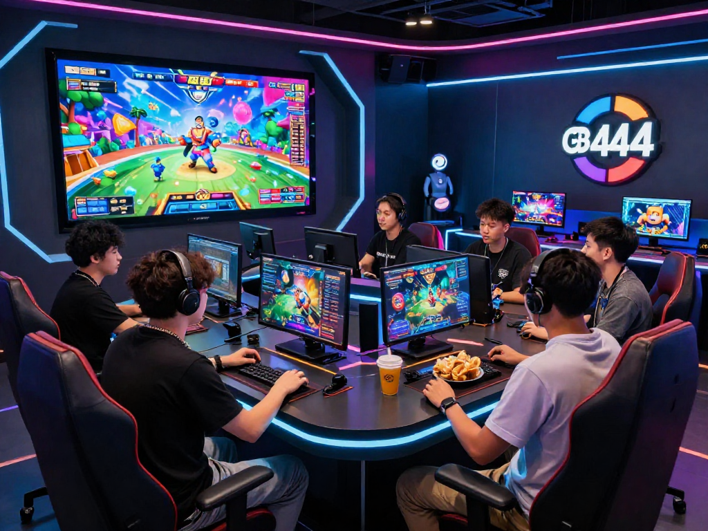 Engaged players enjoying an immersive gaming experience with GB 444's live features and vibrant atmosphere.