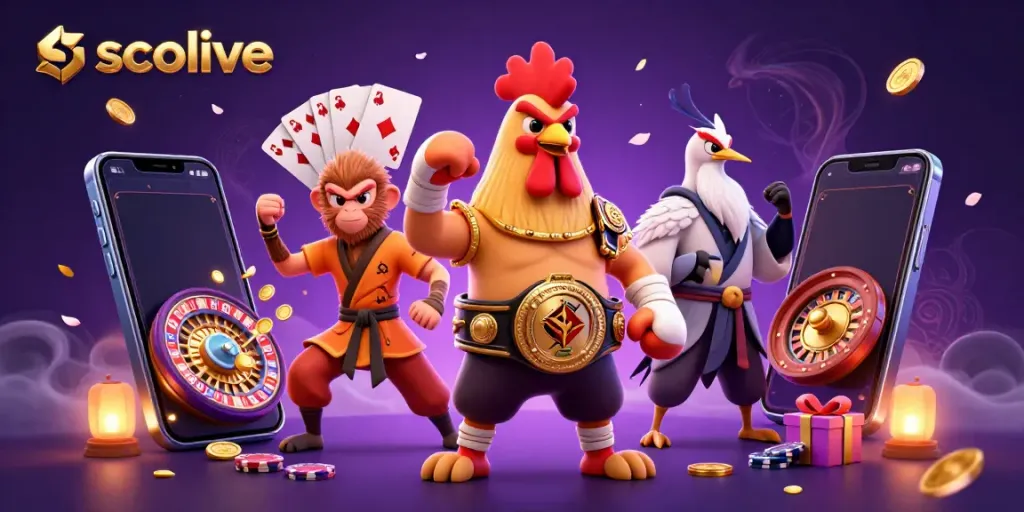 Experience the thrilling socolive action with vibrant characters and engaging casino elements.