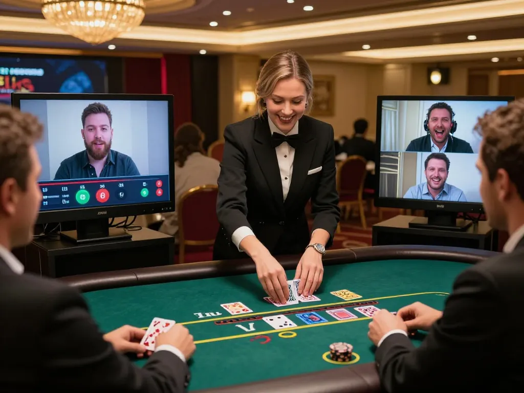 Players engaged in an exciting live blackjack game on THABET, emphasizing strategic moves and concentration
