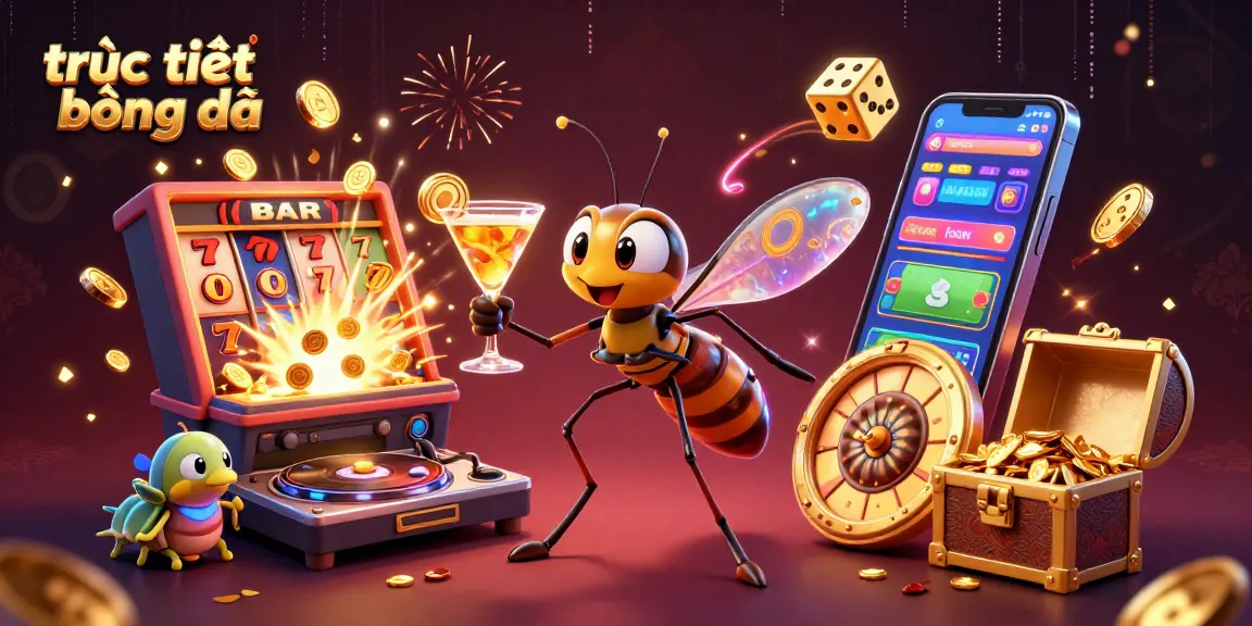 Bet on trực tiếp bóng đá with vibrant 3D cartoon illustrations featuring sports themes.