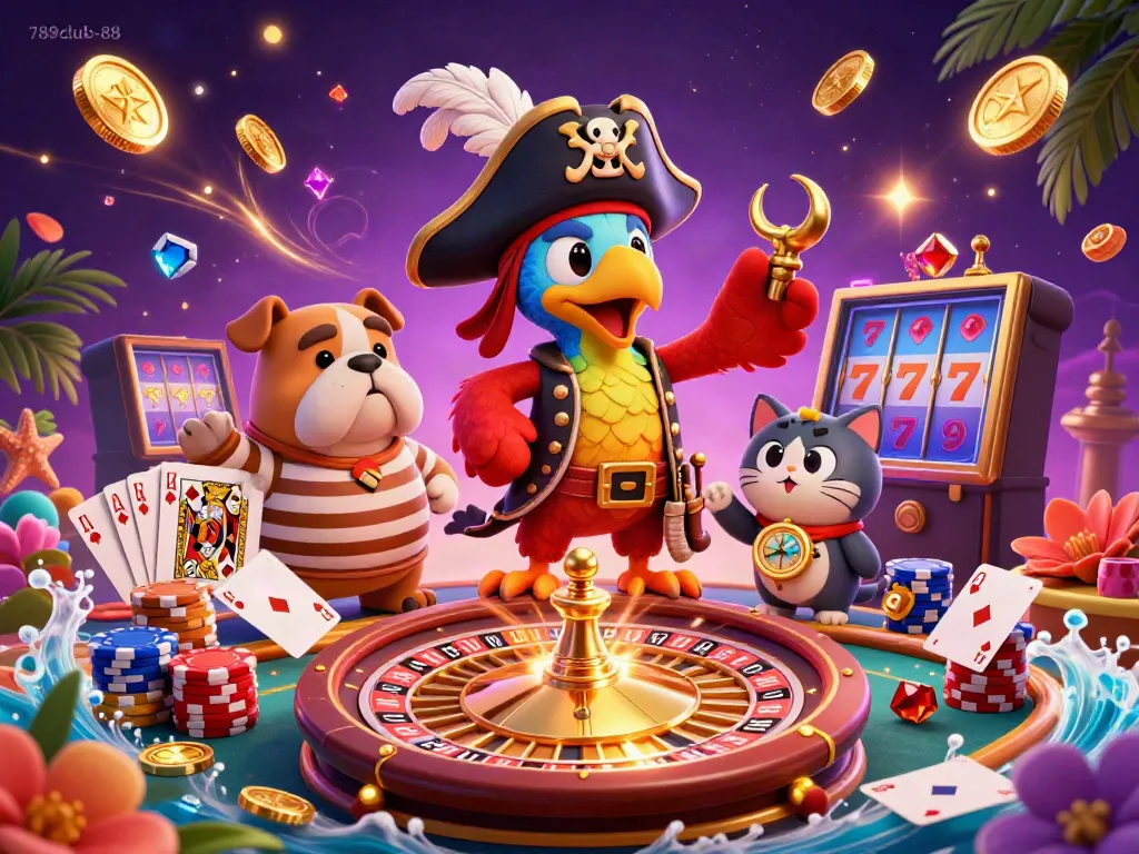Experience the vibrant 789club-88 casino adventure with dynamic characters and rich gaming elements.