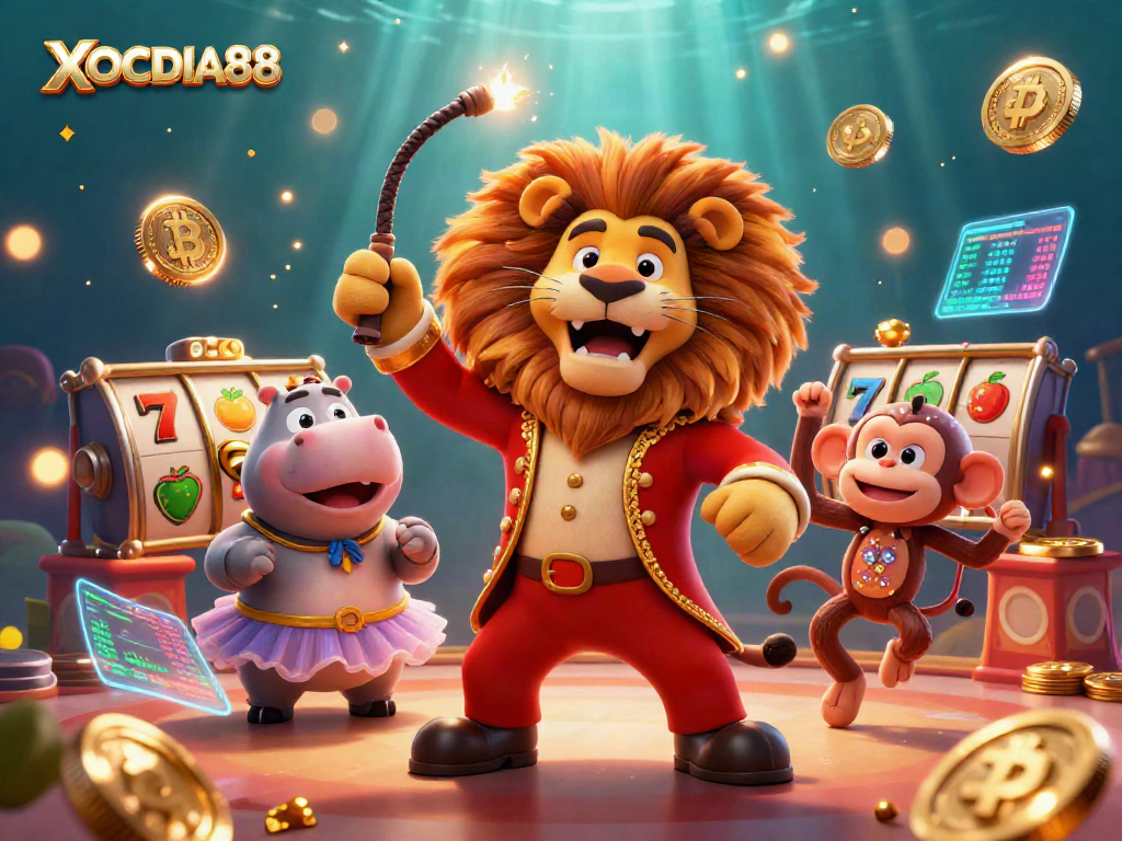 Immerse yourself in the vibrant world of XOCDIA88, featuring exciting slot games and dynamic characters.