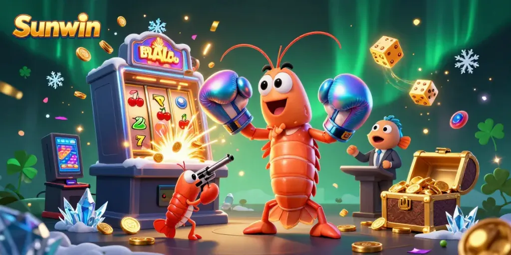 Engage with Sunwin's vibrant casino experience featuring exciting 3D characters and jackpots bursting with prizes.