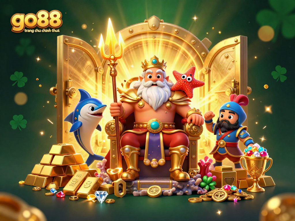 Experience thrill with go88 trang chu chinh thuc and shimmering treasures in this vibrant casino scene.