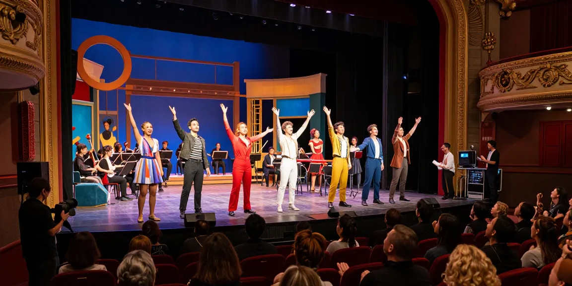 rokok88 modern theatre performance showcasing diverse actors and vibrant audience