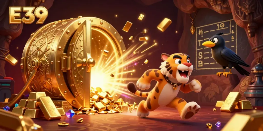 E39 captivates players with an exciting casino adventure featuring treasures, gems, and vibrant energy.