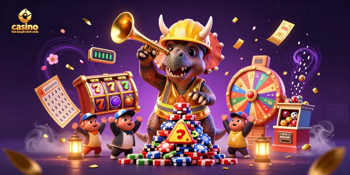 Win at the casino that accepts credit cards with exciting slot reels and energetic characters celebrating
