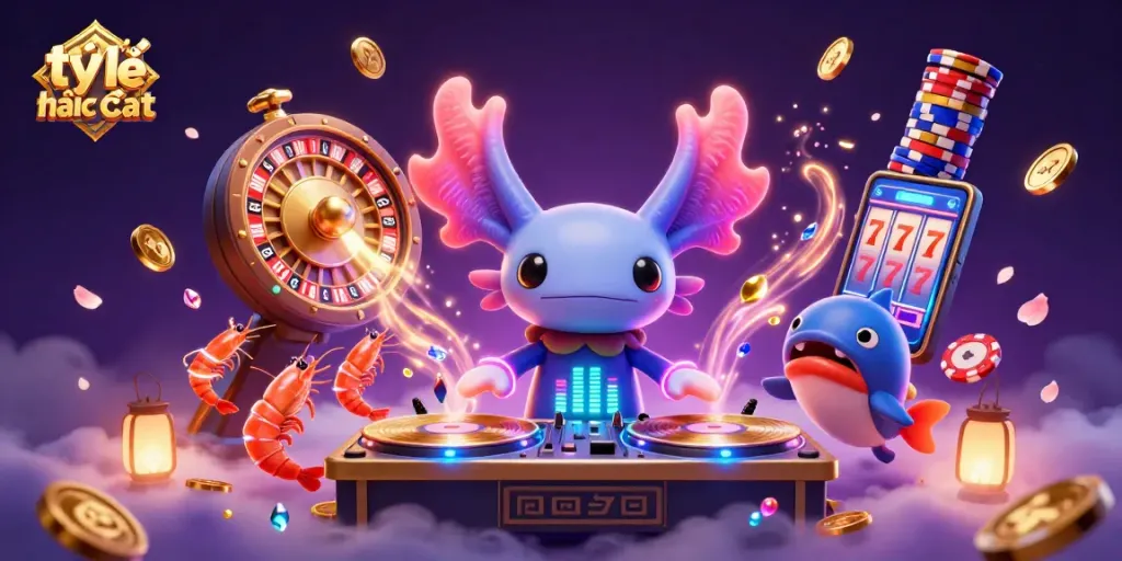 Experience thrilling tỷ lệ nhà cái dynamics with colorful characters in an underwater casino scene.