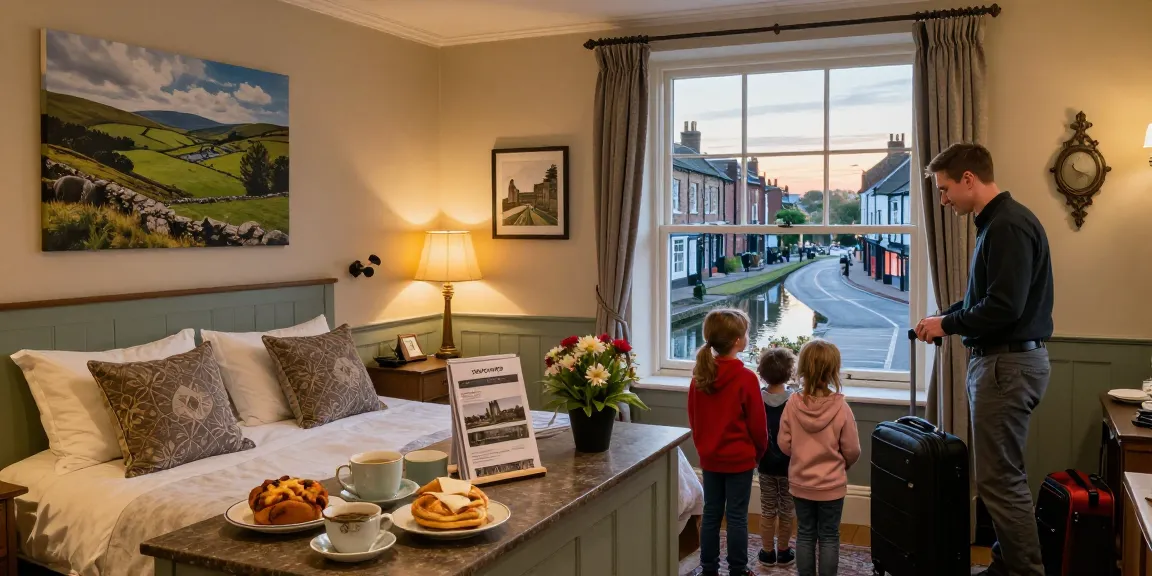 Comfortable B&B Skipton reception welcoming guests with warm decor and charming atmosphere.