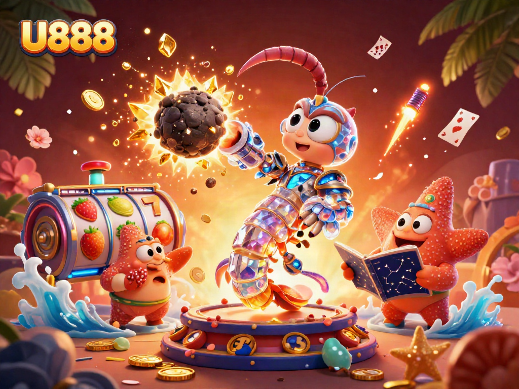 Engage with the U888 casino adventure featuring galactic samurai and slot reels bursting with golden rewards.