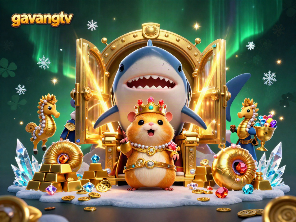 Engage with the thrilling world of gavangtv while winning treasures in a vibrant casino scene.