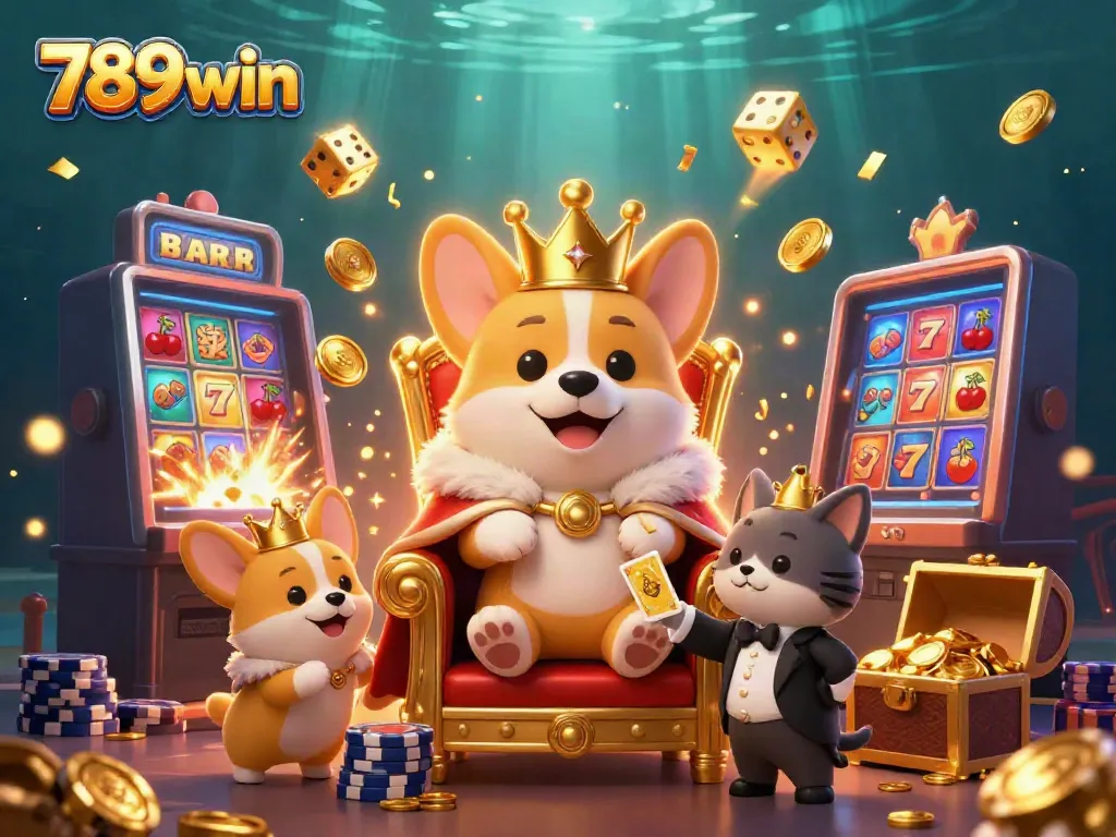 Experience thrilling wins at 789win's dynamic online casino with vibrant characters and gaming elements.