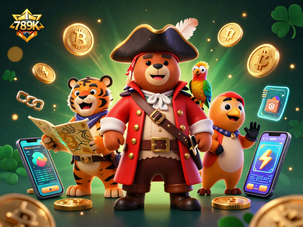 Engage with the world of 789K casino gaming featuring rich pirate themes and digital currency elements.