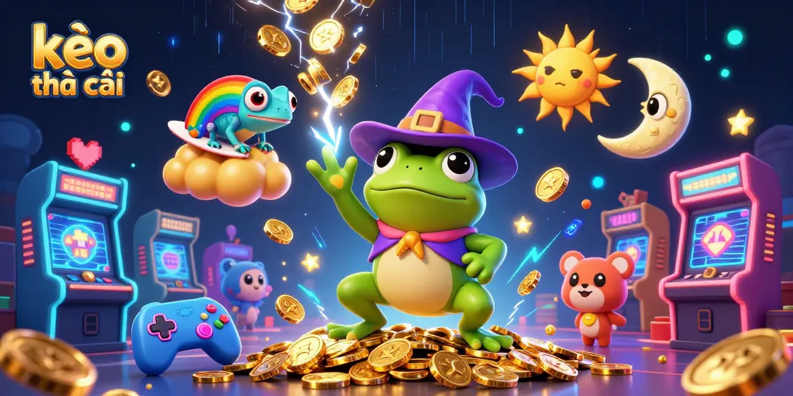 Experience thrilling moments at kèo nhà cái, where fortunes soar amidst golden coin storms and vibrant game elements.