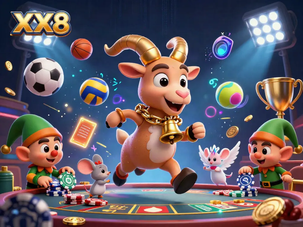 Join the festive fun at XX8's spooky casino with Krampus, an angel mouse, and elf gremlins in action.