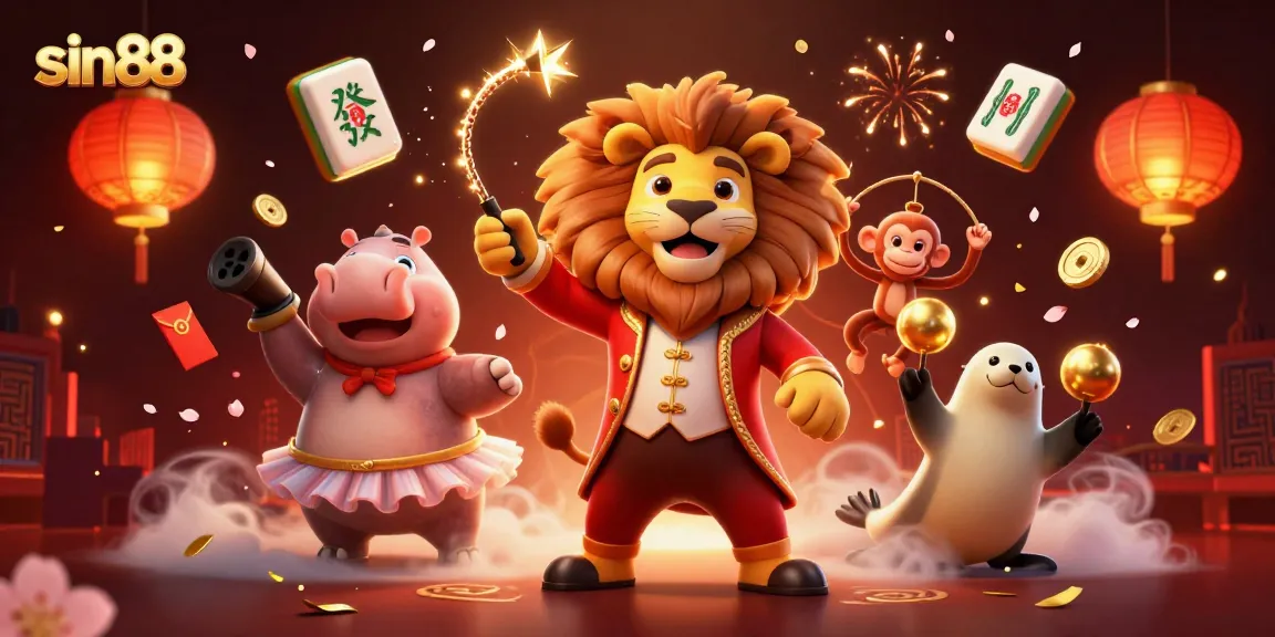 Engage with sin88 as a lion ringmaster brings the casino atmosphere alive with vibrant 3D characters.