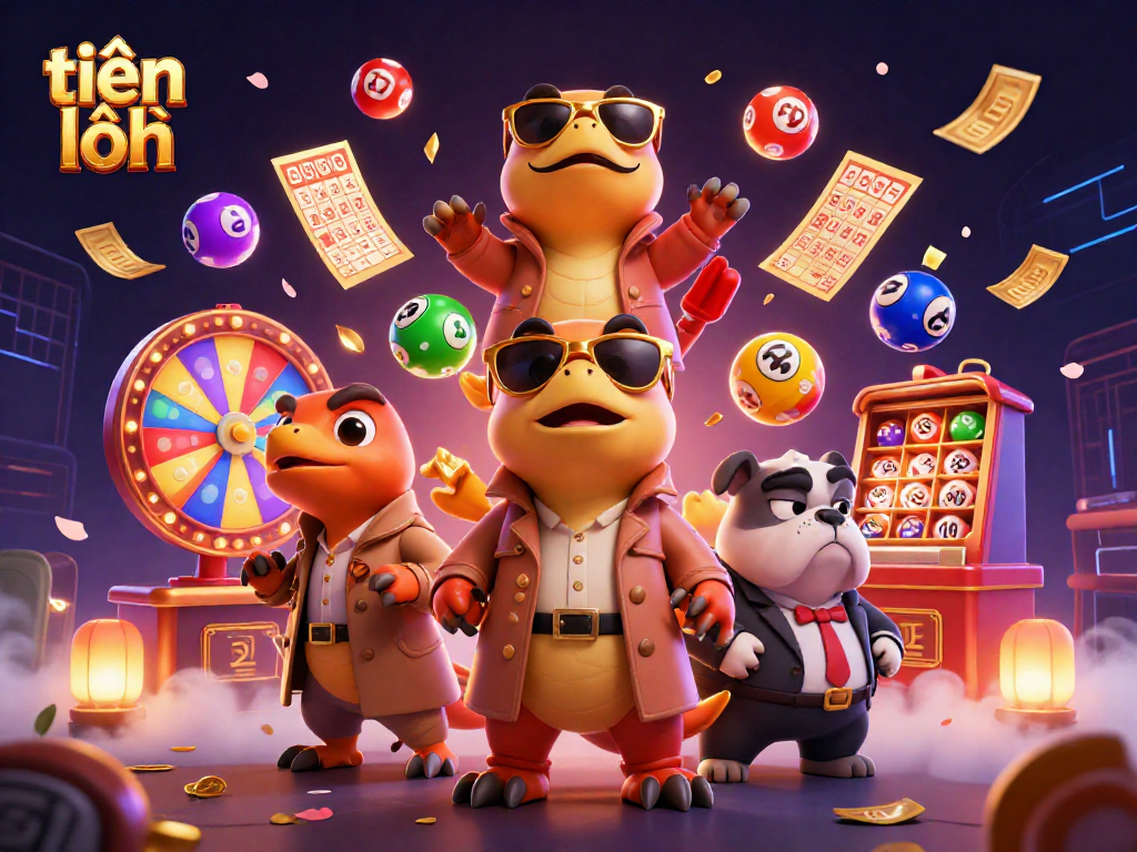 Engage in exciting tiến lên action as three raptors in disguise enter a VIP casino scene.