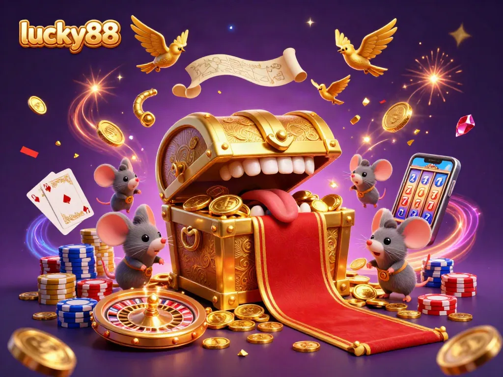 Spin the reels at lucky88 with vibrant casino action, featuring iconic treasures and dazzling visuals.